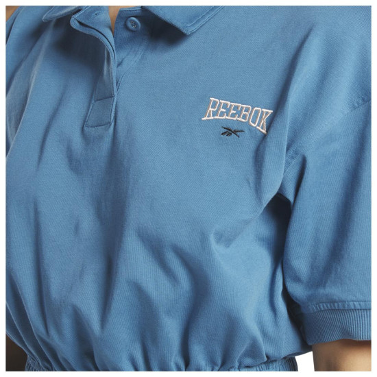 Reebok Γυναικεία κοντομάνικη μπλούζα CL Varsity Top Reebok Γυναικεία κοντομάνικη μπλούζα CL Varsity Top